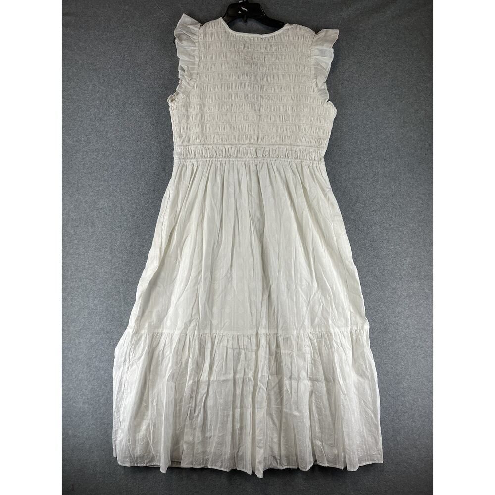 Anthropologie The Peregrine Midi Dress Size XL White - Picture 7 of 12